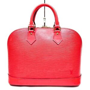 Louis Vuitton  Hand Bag  Alma Red Epi